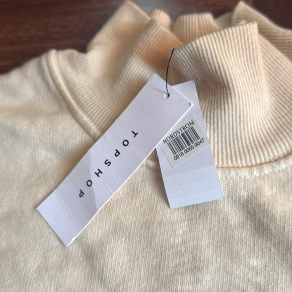 🍁END of YEAR SALE🍁Topshop Turtleneck Oversized Sweater Size 4 - Picture 2 of 8